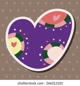 love heart cartoon elements vector,eps