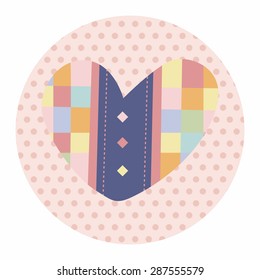 love heart cartoon elements vector,eps