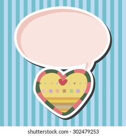 love heart cartoon elements vector,eps