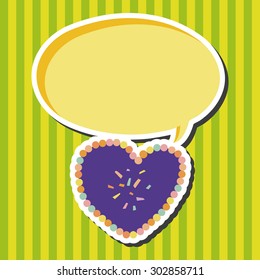 love heart cartoon elements vector,eps
