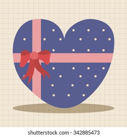 love heart cartoon elements vector,eps