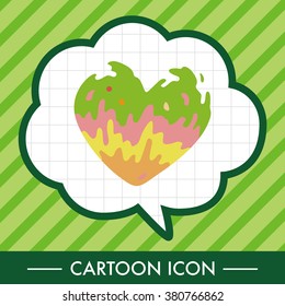 love heart cartoon elements vector,eps