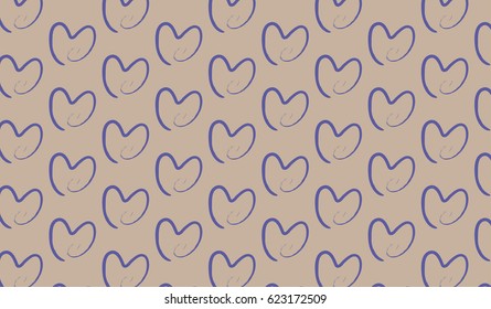 love heart colorful vector pattern