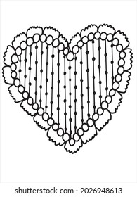 LOVE HEART COLORING PAGE,LOVE DESIGN,