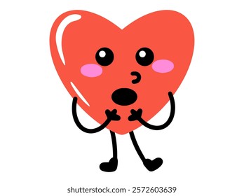 Love Heart Cute Cartoon Clip Art