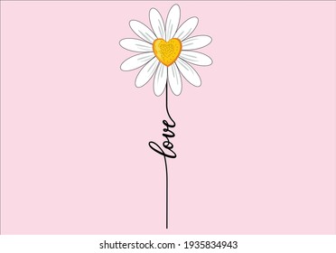 love with heart daisy spring dreamer butterflies and daisies positive quote flower design margarita 
mariposa
stationery,mug,t shirt,phone case fashion slogan  style spring summer sticker 