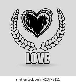 love heart design 