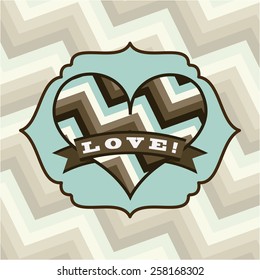 love heart design, vector illustration eps10 graphic 