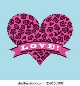 love heart design, vector illustration eps10 graphic 