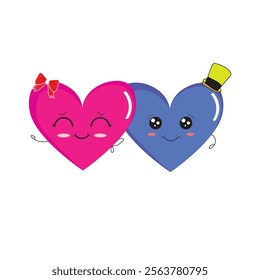 Love heart emoji for valentine's day