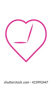 love heart feeling emotion romantic valentine affection goodness concept vector icon