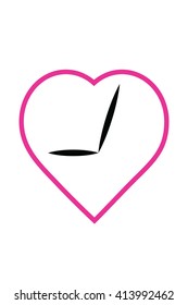 love heart feeling emotion romantic valentine affection goodness concept vector icon