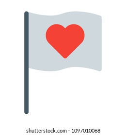 Love Heart Flag