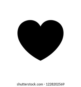Love Heart flat icon vector