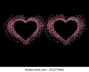 Rhinestone Applique Heart Star Design Embroidery Stock Vector (Royalty ...