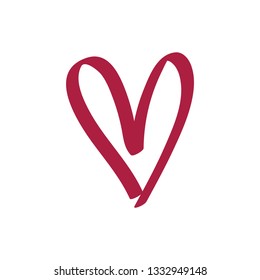 Love heart icon