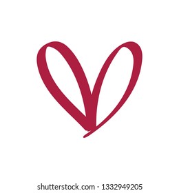 Love heart icon