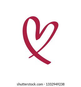 Love heart icon