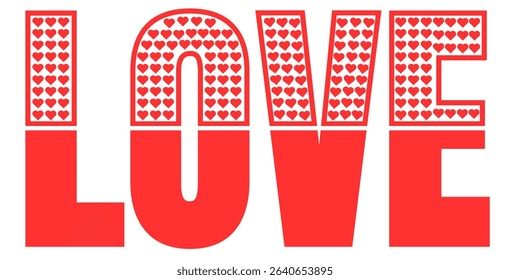 love heart icon romance, Happy Valentines Day templates red heart. heart pattern design background letter text banners. artistic red heart lovers symbols solated editable vector for social media posts