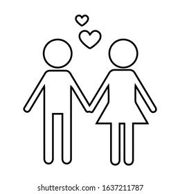 Love and heart icon set