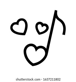 Love and heart icon set