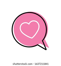 Love and heart icon set