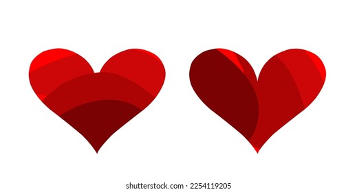 Love heart icon vector. Creative illustration romantic love symbols collection. Love concept. for Valentines day, Mothers day, wedding, love and romantic events