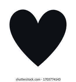 Love Heart Icon vector flat design in trendy style for Marriage Celebration