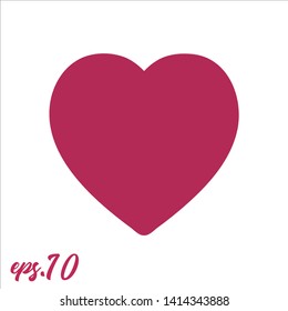 Love heart Icon Vector Illustration eps 10