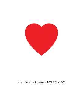 Love heart icon vector illustration