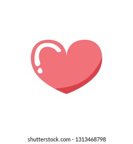 Love Heart icon vector image