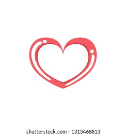 Love Heart icon vector image