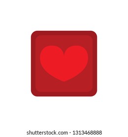 Love Heart icon vector image