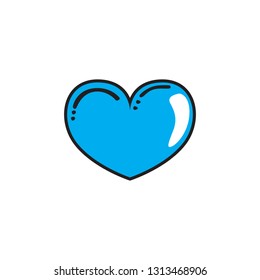 Love Heart icon vector image