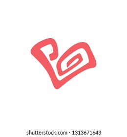 Love Heart icon vector image
