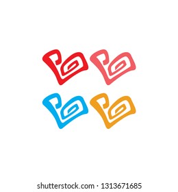 Love Heart icon vector image