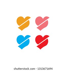 Love Heart icon vector image