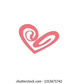 Love Heart icon vector image