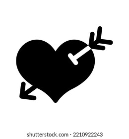 Love Heart Icon Vector Symbol Design Illustration