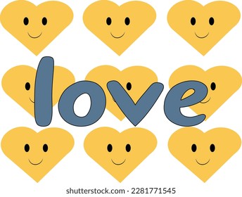 love heart illlustration vector graphic perfect for your boyfriend or girlfriend and creative project