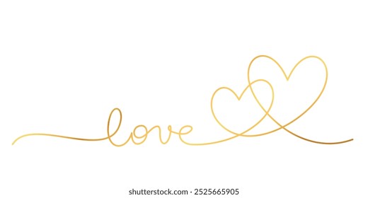 love heart illustration. valentine's day vector elements