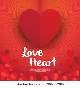 Love Heart Illustration Vector