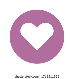 Umriss-Vektorgrafik-Design mit Liebe oder Herz