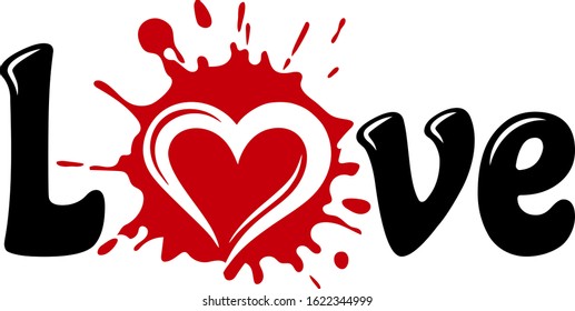 262 Inky heart Images, Stock Photos & Vectors | Shutterstock