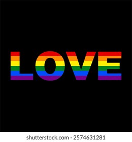 LOVE HEART LGBT ILLUSTRATION VECTOR