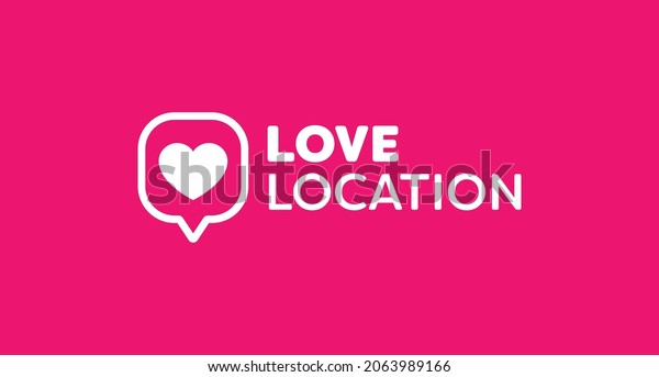 Love Heart\
and Location Pin Logo Design Concept. Multipurpose Vector Logo\
Design Template For Dating App or\
Website