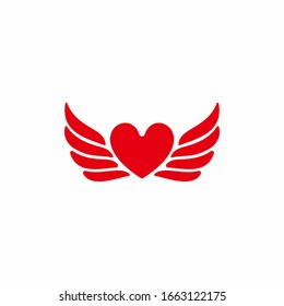 Love or heart logo, icon, symbol vector design. Can use for your design elements, Business logo, website icons, application icons, UI, and More.