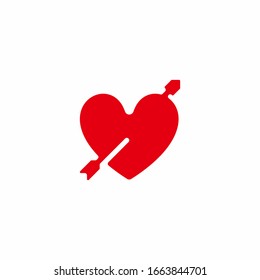 Love or heart logo, icon, symbol vector design. Can use for your design elements, Business logo, website icons, application icons, UI, and More.