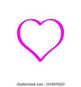 Love heart logo symbol icon vector illustration EPS 10