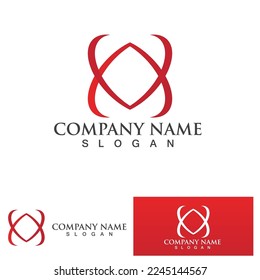  Love heart logo and symbol vector template